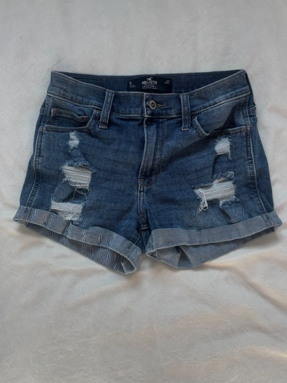 Hollister Mid-Rise Shorts, Size 5
